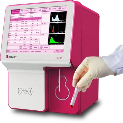 Animal Health Diagnosis Genrui Brand Genvet VH30 Professional Veterinary CBC Counting Machine 3 diff hematology analyzer for sale